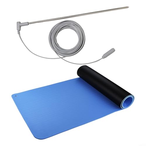 SageFurned Earthings Rod Erdungskabel-Set mit 12 m Kupferdraht für Erdungsmatratzen, Armbänder, direkte Erdungsverbindung SageFurned Earthings Rod Erdungskabel-Set mit 12 m Kupferdraht für Erdungsmatratzen, Armbänder, direkte Erdungsverbindung von SageFurned