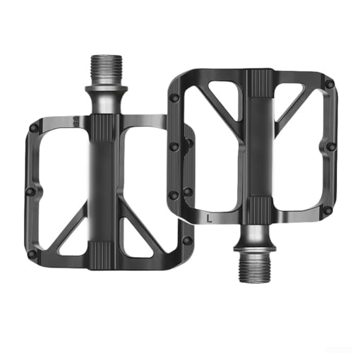 SageFurned Elektro-Fahrrad-Fußpedale, rutschfeste Spikes, Aluminiumlegierung, Mountainbike, Fahrradpedal, schwarz, leicht, 271 g (CNC-Schwarz) von SageFurned