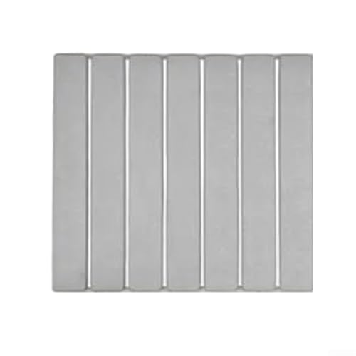 SageFurned Faltbare Kieselgur-Abtropfmatte, oval, saugfähig, trocknet schnell Geschirr und Glaswaren, schützt Küchenarbeitsplatten und Badezimmerbereiche, mittelgrau (Grau-A) von SageFurned