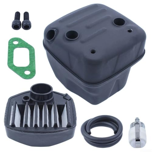 SageFurned Kettensäge Schalldämpfer und Filter Set mit Kraftstofffilter Luftfilter Robuste Schalldämpfer Dichtungsschrauben 503917601 537010901 SageFurned Kettensäge Schalldämpfer und Filter Set mit Kraftstofffilter Luftfilter Robuste Schalldämpfer Dichtungsschrauben 503917601 537010901 von SageFurned