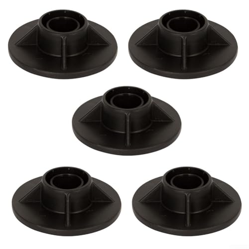SageFurned P61010 Stützbein-Set schwarz 5 Stück Poolausrüstung Teile für runde und quadratische Stahlrahmen Schwimmbäder Zubehör Ersatzbeine stabiles Kunststoffmaterial Outdoor Garten von SageFurned