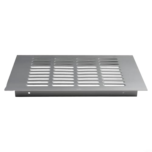 SageFurned Polierte Aluminium-Lüftungsgitterabdeckung für Kleiderschränke, Schuhschränke, Computerschränke, Badezimmertüren, hochwertige Belüftungslösung, verschiedene Maße (150 x 250 mm) von SageFurned