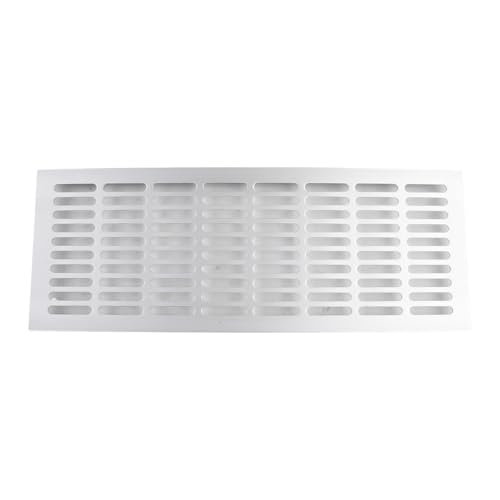 SageFurned Polierte Aluminium-Lüftungsgitterabdeckung für Kleiderschränke, Schuhschränke, Computerschränke, Badezimmertüren, hochwertige Belüftungslösung, verschiedene Maße (150 x 400 mm) von SageFurned