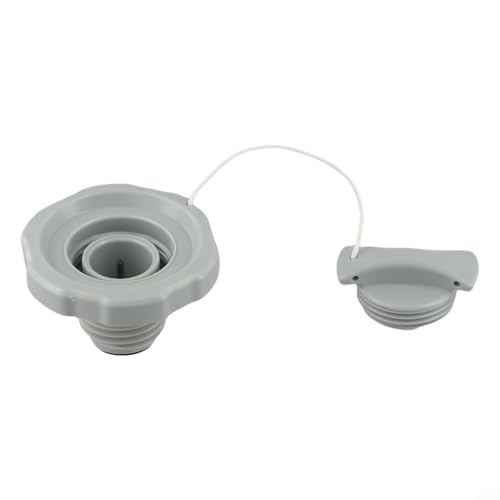 SageFurned Pool Spa Luftventil Ersatzteil mit Inflation Schraubverschluss für P05767 Metallkonstruktion, grau, 5 x 5 x 3 cm, sichere Dichtung, einfaches Aufblasen, Luftablasssystem von SageFurned
