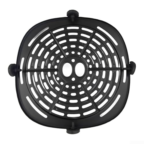 SageFurned Quadratische Luftfritteusenplatte, 18 x 18 cm, schwarzes Ersatz-Tablett mit 4 Eckenschutz, leicht zu reinigen, Küchenzubehör für Outdoor-Grillen, Backen, Bratausrüstung SageFurned Quadratische Luftfritteusenplatte, 18 x 18 cm, schwarzes Ersatz-Tablett mit 4 Eckenschutz, leicht zu reinigen, Küchenzubehör für Outdoor-Grillen, Backen, Bratausrüstung von SageFurned