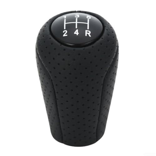SageFurned Schaltknäufe Leder ABS Kunststoff 5 6 Gang für Mazda 3 BL für Mazda 5 für CR CW für Mazda 6 II GH CX-7 ER MX-5 III Wasserdicht (5 Gänge) von SageFurned
