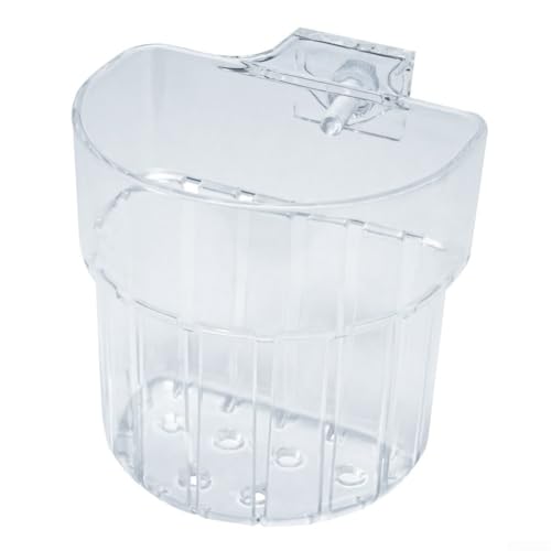 SageFurned Set mit 8 transparenten Aquarium-Pflanztöpfen mit Haken zum Aufhängen für Aquarien und Aquaponische Pflanzen, fördert den Wasserfluss und Lichtzugang und verleiht gleichzeitig dekorativen von SageFurned