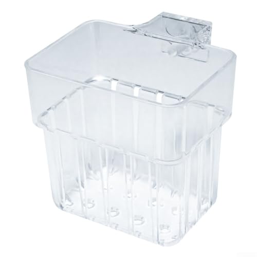 SageFurned Set mit 8 transparenten Aquarium-Pflanztöpfen mit Haken zum Aufhängen für Aquarien und Aquaponische Pflanzen, fördert den Wasserfluss und Lichtzugang und verleiht gleichzeitig dekorativen von SageFurned