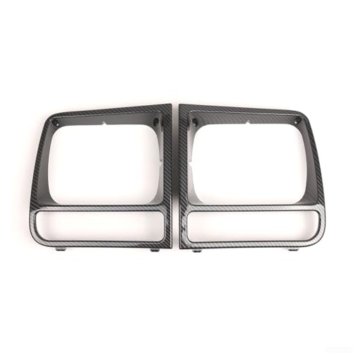 Scheinwerferblende für Jeep Cherokee 1997–2001 – Carbon-Muster ABS, OEM 5EM72SW1 5EM73SW1, einfache Installation, Außenrahmen, direkte Passform, Stil-Upgrade von SageFurned