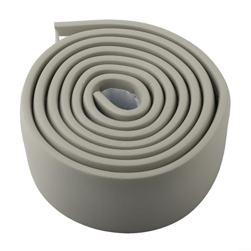 Selbstmarmor-Effekt Antikollisionsstreifen für Eck- und Kantenschutz in Küchenwänden und Gasleitungen mit verdicktem stoßdämpfendem Material (grau) von SageFurned