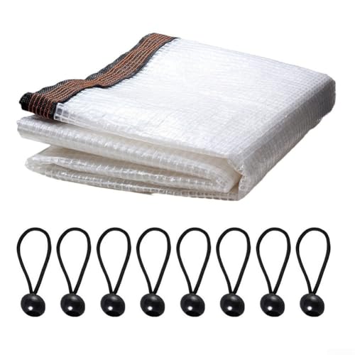 Strapazierfähige transparente Abdeckplane, Outdoor-Abdeckung für Gewächshaus und Dachunterstände (2 x 2 m) von SageFurned