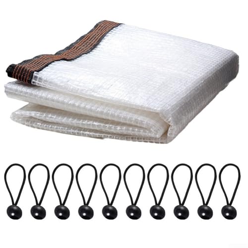 Strapazierfähige transparente Abdeckplane, Outdoor-Abdeckung für Gewächshaus und Dachunterstände (2 x 3 m) von SageFurned