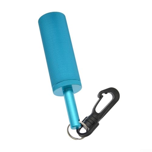 Unterwasser-Signal-Rassel-Shaker-Glocke aus Aluminiumlegierung für Tauchkommunikation und Richtungsanzeige mit Schnellhaken (blau) von SageFurned