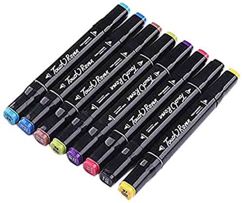 Sageware Art Pen with Double Sided Coloured chisel and pointed tip for drawing, calligraphy, drafting and comics Set of 24 von Sageware