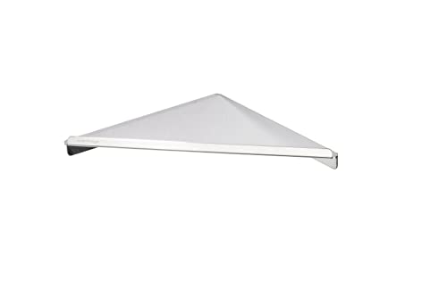 Sagittarius One 280S1 Duschkorb Ecke, Duscheckregal Chrom SUS304, Eckregal Dusche, Duschablage Ecke Edelstahl Poliert, Duschregal Eckregal Bad, Shampoo Halterung Für Dusche von Sagittarius One