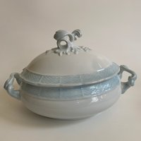 Thun Tk Terrine Fine Porcelain Boho Czechoslovakia Karlsbad Menuet Servierschale Thun Tk Terrine Fine Porcelain Boho Czechoslovakia Karlsbad Menuet Servierschale von Saharafinds