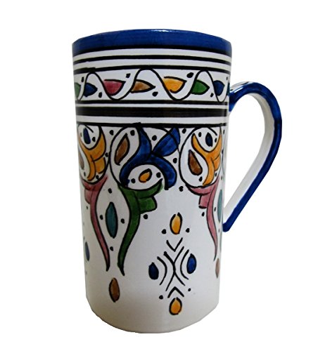 Handmade Tasse Becher Kaffeetasse Teetasse Cup Mug orientalisch La Perle Bunt von Saharashop