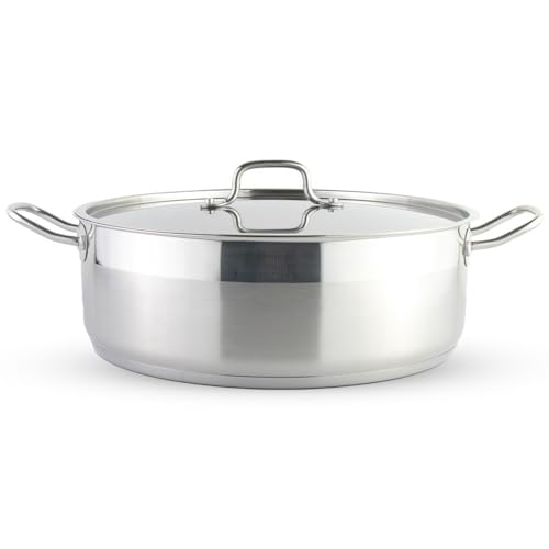 KASSEROLLE Bratentopf Edelstahl Ø 40cm von Saharashop