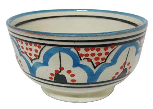 Marokkanische Keramikschale Ø ca. 12 cm Safi Türkis Marokkanische Keramikschale Ø ca. 12 cm Safi Türkis von Saharashop
