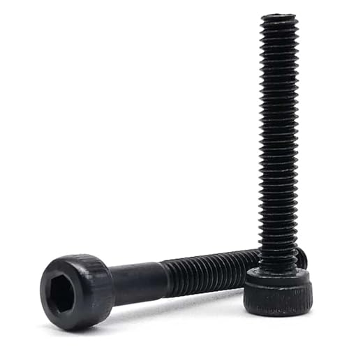 10/50pcs M1.4 M1.6 M2 M2.5 M3 M4 Small Micro Black Grade 12.9 Steel Hexagon Hex Socket Head Cap Bolt Screw(5mm,50pcs M2.5) von Saharuse