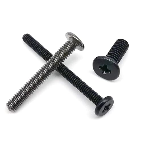 25/50 Stück M1.2 M1.4 M1.6 M2 M2.5 M3 M4 Mikro-kleine ultradünne flache Waferkopfschraube(3.5mm,M1.4 50pcs) von Saharuse