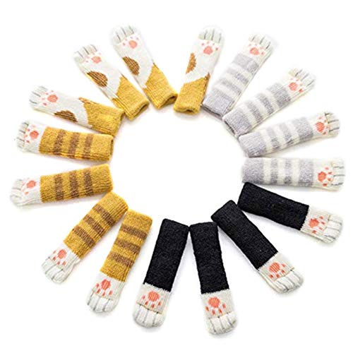 Stuhl Socken Nette Katze fußförmige möbel füße socken Stuhl Bein bodenschützer Möbel Boden schutzfolie, 16 stücke von Sahgsa