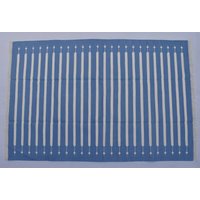 6x9 Hell Indigo Blau Und Weiß Streifen Handgemachter Moderner Design Teppich - Wunderschöner Flacher Web Blauer Kelim 6x9 Hell Indigo Blau Und Weiß Streifen Handgemachter Moderner Design Teppich - Wunderschöner Flacher Web Blauer Kelim von SahjadCarpets