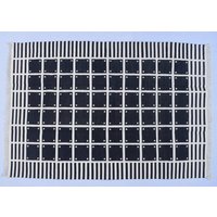 6x9 Schwarz-Weiß Baumwolle Handgemachter Moderner Muster Teppich - Flacher Web- Und Handgewebter Kelimteppich von SahjadCarpets