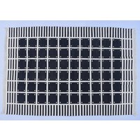 Schwarz-Weiß-Baumwolle Handgemachter Moderner Muster Teppich - Flachgewebe Und Handgewebter Kelim Teppich von SahjadCarpets