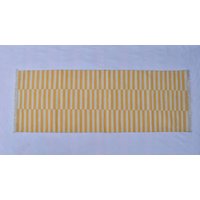 Verschiedene Größen Gelb Und Weiß Moderne Streifen Handgewebter Läufer Teppich - Wende Kilim von SahjadCarpets