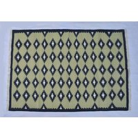 Verschiedene Größen Hellgrün & Schwarz Baumwolle Handgemachter Kelim Teppich - Flaches Weben Und Handgewebter Wendbarer Kelimteppich von SahjadCarpets