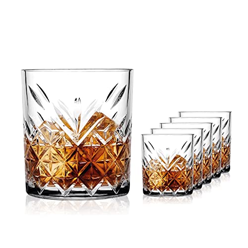 Sahm Whisky Nosing Gläser Set 6 teilig 200ml - Kleine Trinkgläser - Timeless Whiskey Gläser Set - Auch ideale Gin & Rum Gläser von Sahm