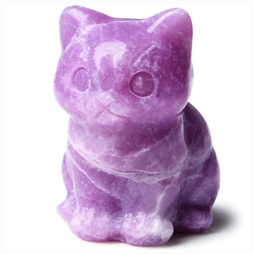 Sahoottie Amethyst Stein Katze Figur Katzen Geschenke für Frauen Cute Deko Figuren Kawaii Katze Geschenke für Katzenliebhaber Lucky Cat Dekoration Sahoottie Amethyst Stein Katze Figur Katzen Geschenke für Frauen Cute Deko Figuren Kawaii Katze Geschenke für Katzenliebhaber Lucky Cat Dekoration von Sahoottie