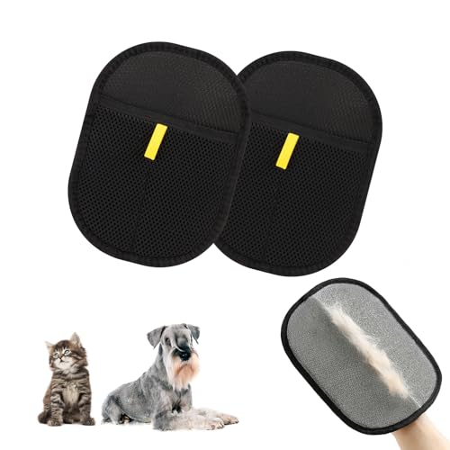Sahunfri 2025 Neu 2 Stück Tierhaarentferner Handschuh, Doppelseitiger Pet Hair Remover Glove, Fell Magnet Handschuh für Katzenhaarentferner, Wiederverwendbar für Sofa, Teppich, Kleidung Sahunfri 2025 Neu 2 Stück Tierhaarentferner Handschuh, Doppelseitiger Pet Hair Remover Glove, Fell Magnet Handschuh für Katzenhaarentferner, Wiederverwendbar für Sofa, Teppich, Kleidung von Sahunfri
