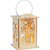 SAICO Original LED Laterne "Christi Geburt, warmweiß für Batteriebetrieb" LED-Modul Nutzung mit Teelicht oder LED-Stripe, BxHxT: 16x12x12 cm SAICO Original LED Laterne "Christi Geburt, warmweiß für Batteriebetrieb" LED-Modul Nutzung mit Teelicht oder LED-Stripe, BxHxT: 16x12x12 cm von Saico Original