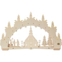 SAICO Original LED Schwibbogen "3D-Lichterbogen, Seiffener Kirche" LED-Beleuchtung, warmweiß, Timerfunktion am Trafo, BxHxT: 52x32x4,5 cm SAICO Original LED Schwibbogen "3D-Lichterbogen, Seiffener Kirche" LED-Beleuchtung, warmweiß, Timerfunktion am Trafo, BxHxT: 52x32x4,5 cm von Saico Original