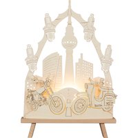 SAICO Original LED Schwibbogen "Dekoleuchte-Spitze, Moped" inkl. LED-Leuchtmittel, warmweiß, BxHxT: 37,5x44x6 cm SAICO Original LED Schwibbogen "Dekoleuchte-Spitze, Moped" inkl. LED-Leuchtmittel, warmweiß, BxHxT: 37,5x44x6 cm von Saico Original