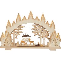 SAICO Original LED Schwibbogen "Premium-Line-Lichterbogen, Futterkrippe" Premium LED-Beleuchtung, warmweiß, BxHxT: 52x34x5 cm von Saico Original