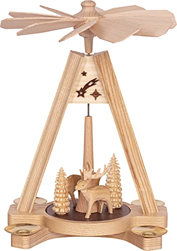 Saico Weihnachtspyramide, Holz, Natur, 24cm von Saico