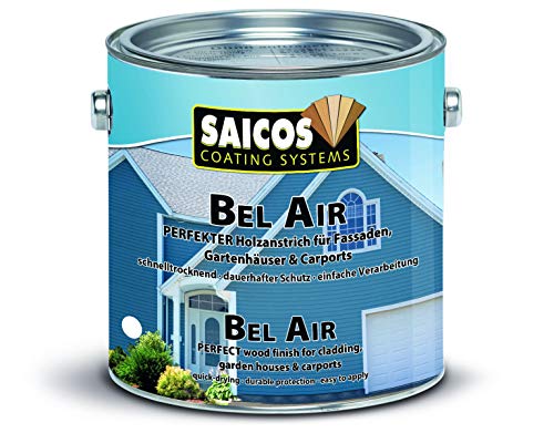 Saicos Colour GmbH 501 7230 Bel Air Holzspezialanstrich, schwedenrot, 2,5 Liter von Saicos