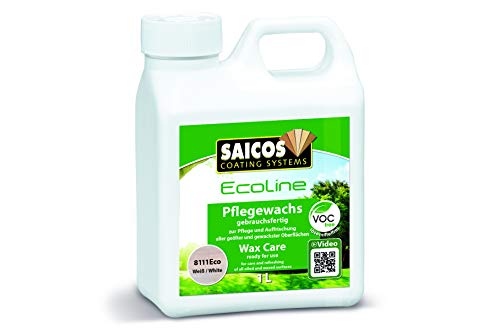Saicos 8111 Eco 409 EcoLine Pflegewachs Weiss Transparent von Saicos