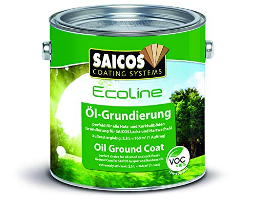 Saicos 3409 ECO 500 Ecoline Öl-Grundierung 2.50 l weiss transparent von Saicos