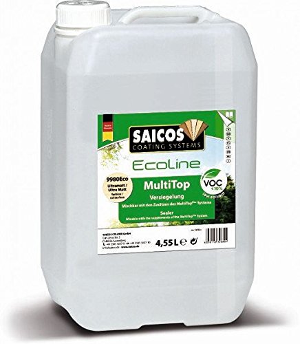 Saicos Ecoline MultiTop Ultramatt 9980Eco farblos 4,55 Liter von Saicos