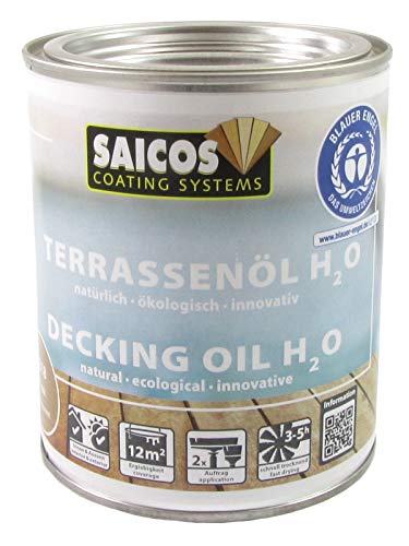 Saicos Terrassenöl H²O Bangkirai 0,75 l von Saicos