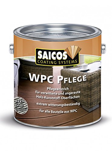Saicos WPC Pflege 0223 Grau transparent 2,5 Liter von Saicos