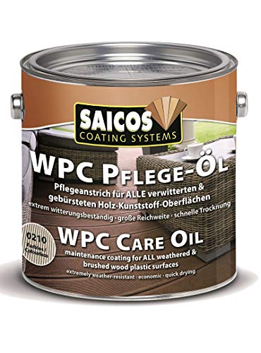 Saicos WPC Pflege-Öl farblos 0,75 Liter Gebinde von Saicos