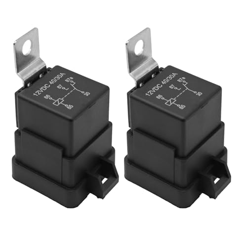 Saihisday 4RD-960 388-6 4RD-960 388-22 4RD-96038-31 12V 5 Klemmen Relais Ersatz für Hella 4RD960388831 4RD96032822 4RD960338806 2 Stück von Saihisday