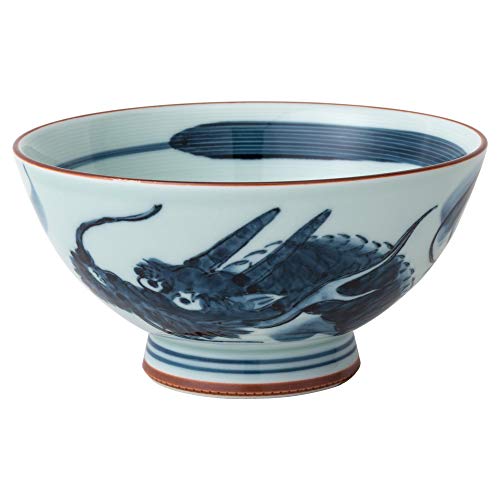 SAIKAI Japanische Hasami-Yaki Keramikschale Hergestellt in Japan (Dragon 14cm) von Saikai Pottery