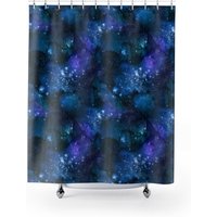 Galaxie Duschvorhang, Space Bathroom Vorhang, Sterne Badezimmer Dekor, Celestial Decor von SaikoStudio