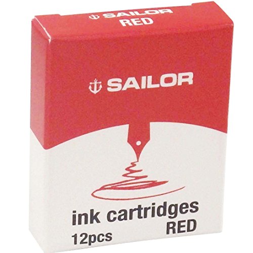 Sailor Jentle Ink Cartridges (Red) von Sailor